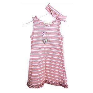 DEUX PAR DEUX dress with matching headband Size 10